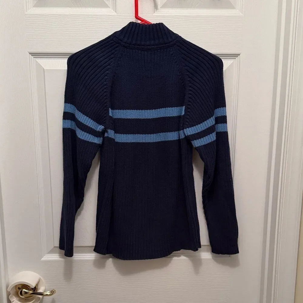 GAP Kids Navy and Blue Striped Sweater Youth Kids Size XL (12).